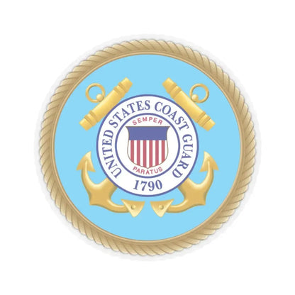 Seal of the U.S. Coast Guard (United States) STICKER Vinyl Kiss-Cut Decal 2 Inch Transparent - The Sticker Space