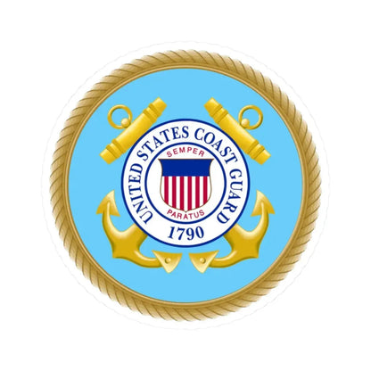 Seal of the U.S. Coast Guard (United States) STICKER Vinyl Kiss-Cut Decal 2 Inch White - The Sticker Space