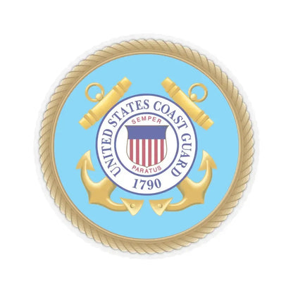 Seal of the U.S. Coast Guard (United States) STICKER Vinyl Kiss-Cut Decal 4 Inch Transparent - The Sticker Space
