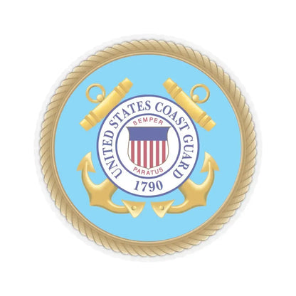 Seal of the U.S. Coast Guard (United States) STICKER Vinyl Kiss-Cut Decal 6 Inch Transparent - The Sticker Space