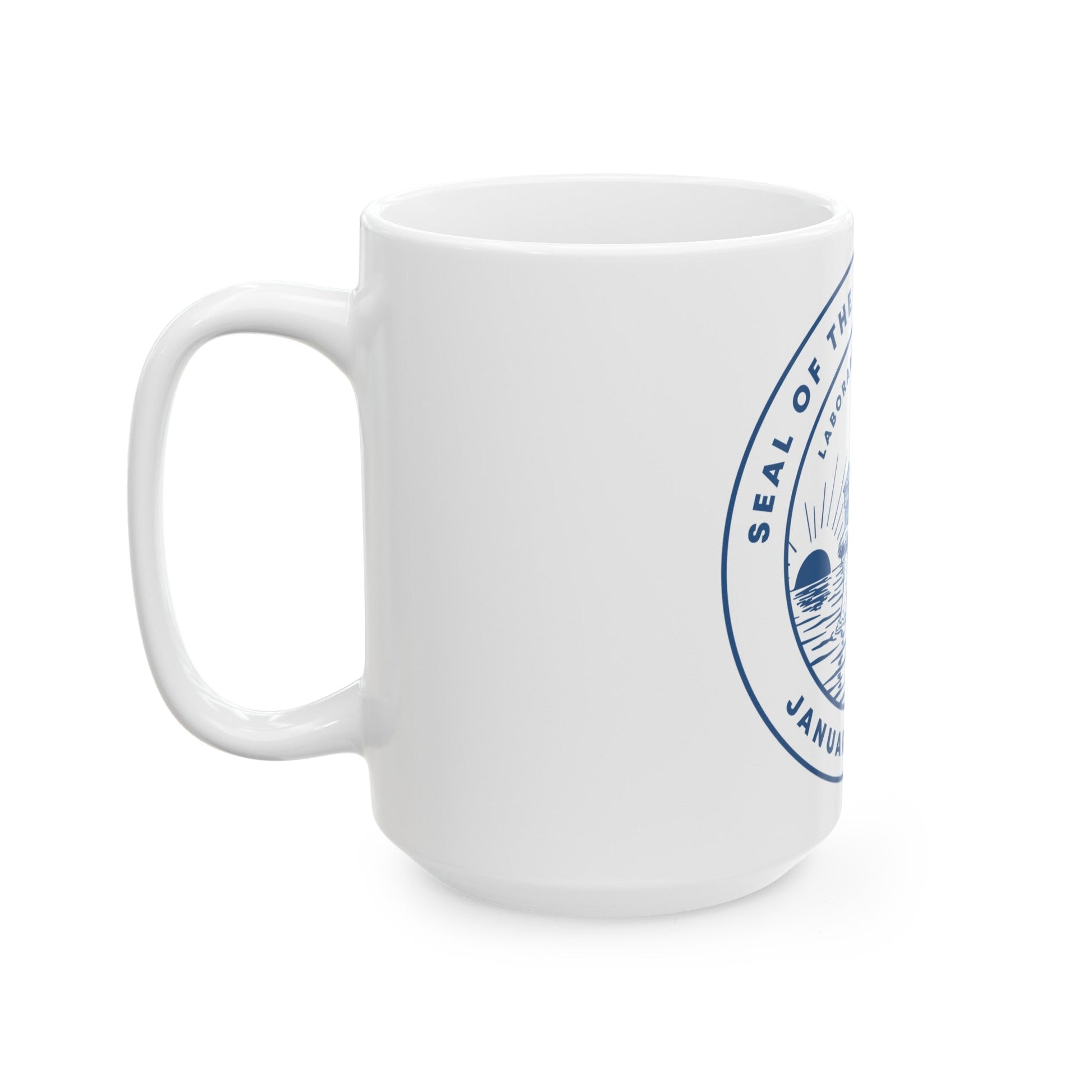 Seal of Toledo Ohio - White Coffee Mug-The Sticker Space