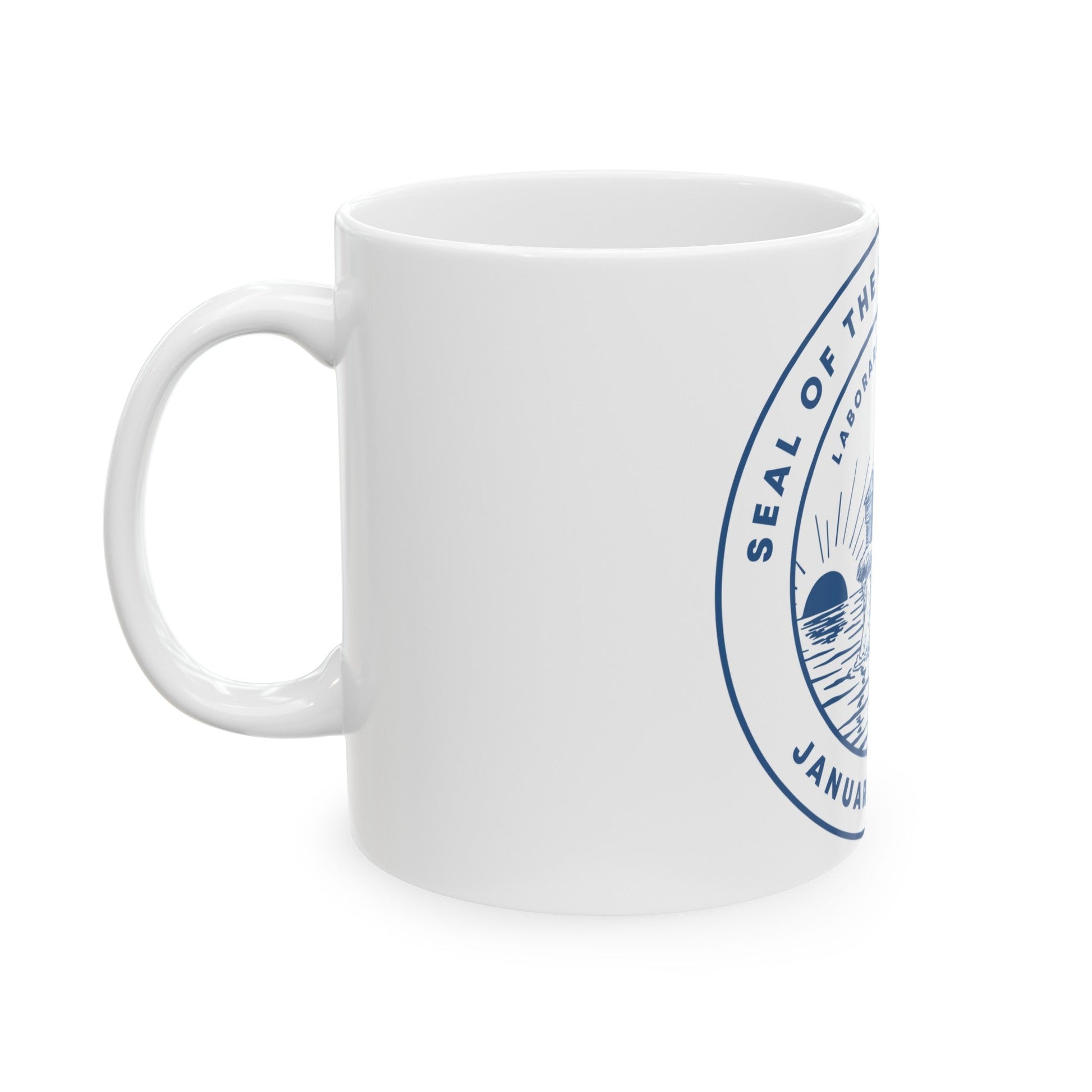 Seal of Toledo Ohio - White Coffee Mug-The Sticker Space