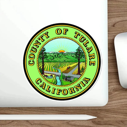Seal of Tulare County, California USA STICKER Vinyl Die-Cut Decal - The Sticker Space