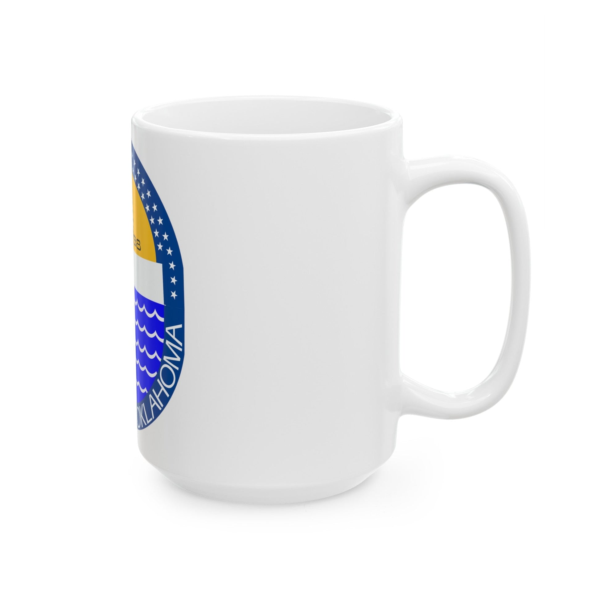 Seal of Tulsa Oklahoma - White Coffee Mug-The Sticker Space