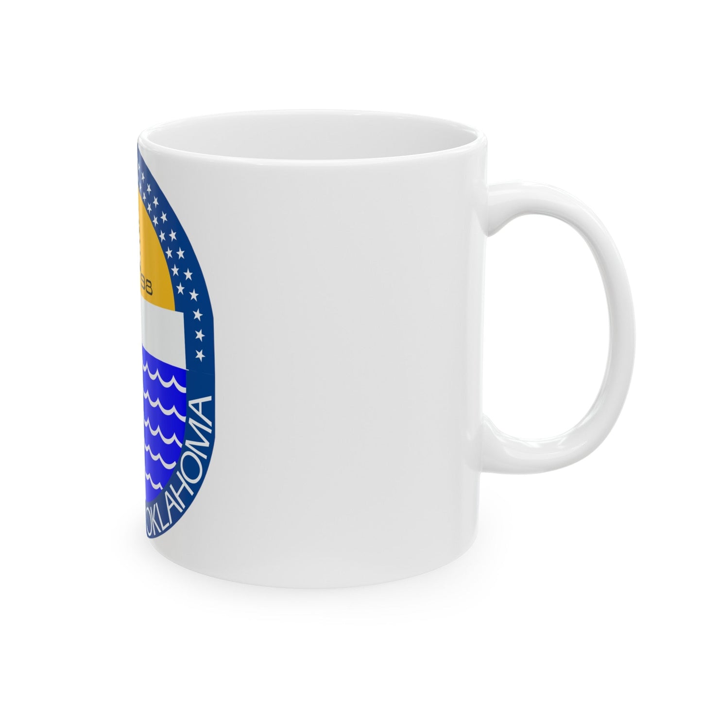 Seal of Tulsa Oklahoma - White Coffee Mug-The Sticker Space