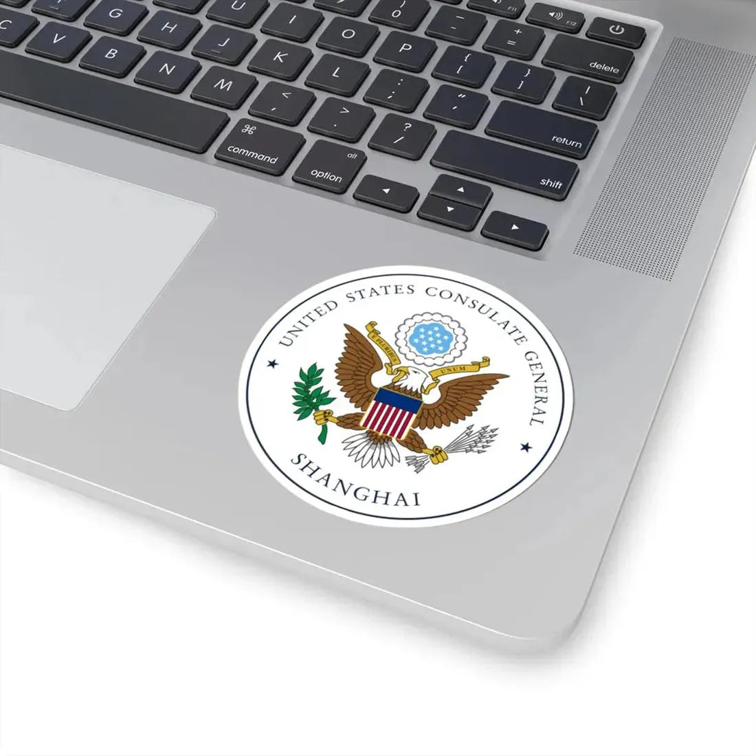 Seal of US Consulate General Shanghai (United States) STICKER Vinyl Kiss-Cut Decal - The Sticker Space