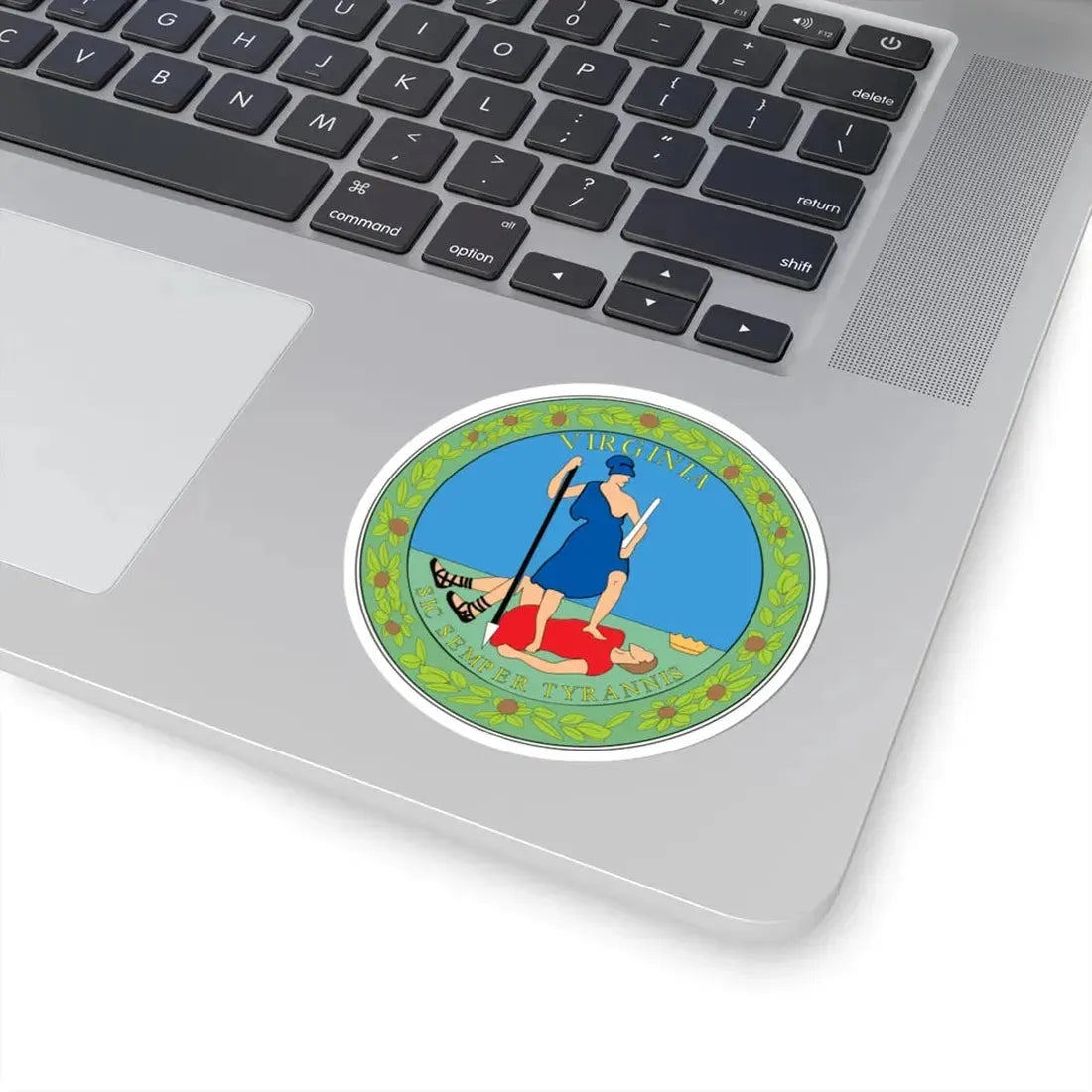 Seal of Virginia from CDC (United States) STICKER Vinyl Kiss-Cut Decal - The Sticker Space