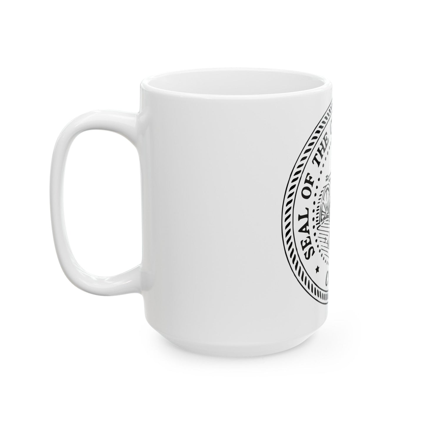 Seal of Waterbury Connecticut - White Coffee Mug-The Sticker Space