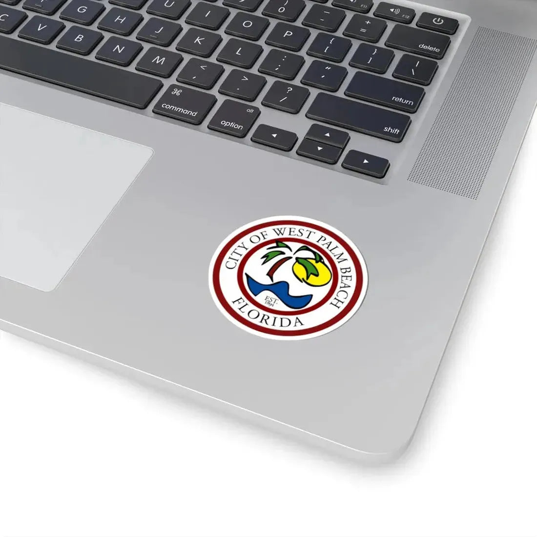Seal of West Palm Beach Florida (United States) STICKER Vinyl Kiss-Cut Decal - The Sticker Space