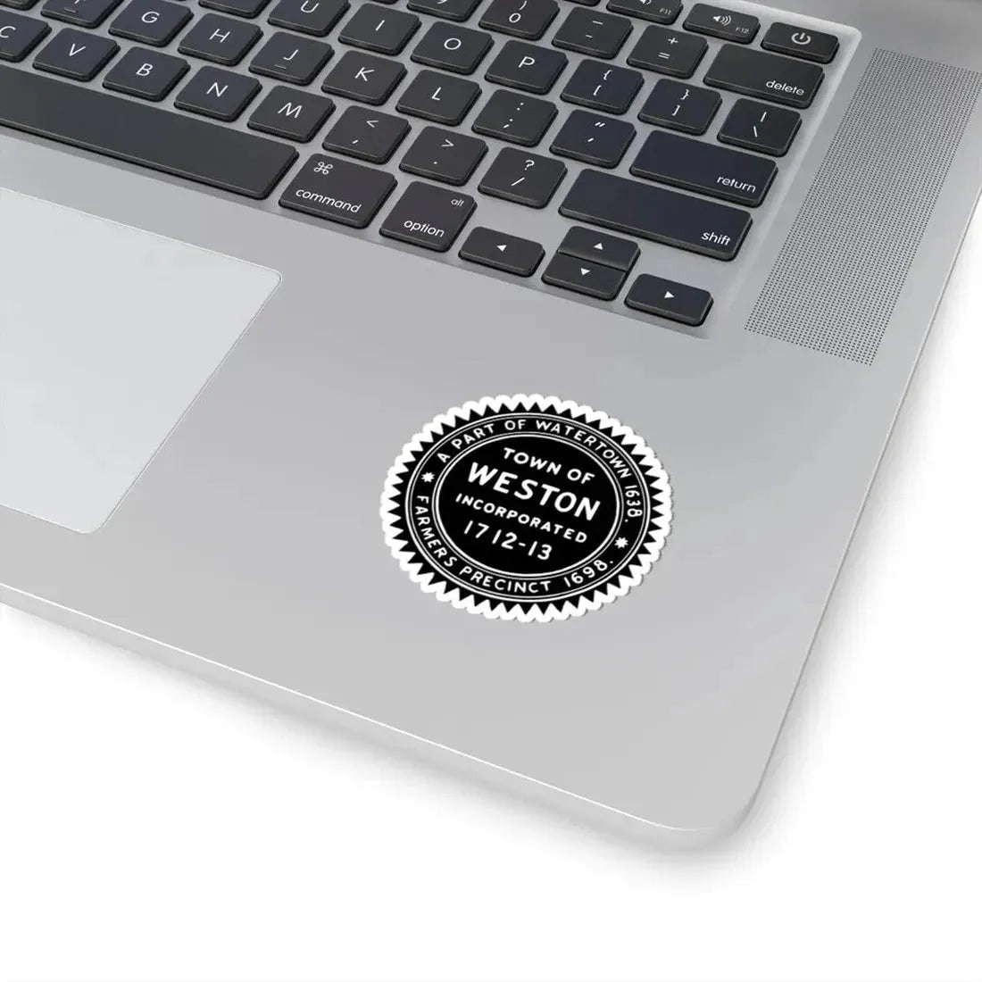Seal of Weston Massachusetts (United States) STICKER Vinyl Kiss-Cut Decal - The Sticker Space
