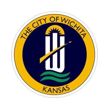 Seal of Wichita Kansas USA STICKER Vinyl Die-Cut Decal-2 Inch-The Sticker Space