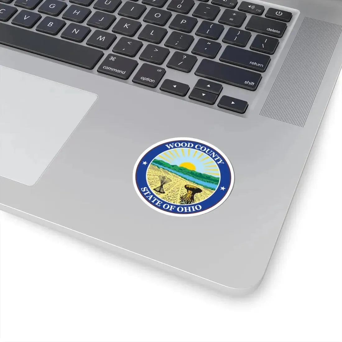 Seal of Wood County Ohio (United States) STICKER Vinyl Kiss-Cut Decal - The Sticker Space