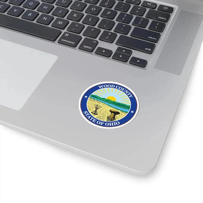 Seal of Wood County Ohio (United States) STICKER Vinyl Kiss-Cut Decal - The Sticker Space