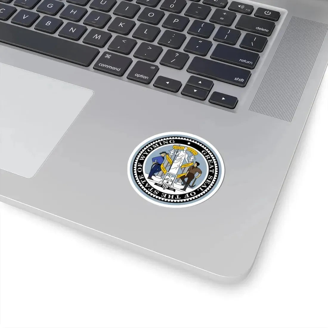 Seal of Wyoming (United States) STICKER Vinyl Kiss-Cut Decal - The Sticker Space
