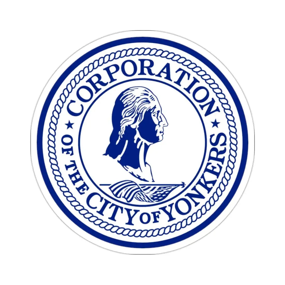 Seal of Yonkers New York USA STICKER Vinyl Die-Cut Decal 2 Inch - The Sticker Space