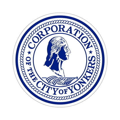 Seal of Yonkers New York USA STICKER Vinyl Die-Cut Decal 5 Inch - The Sticker Space