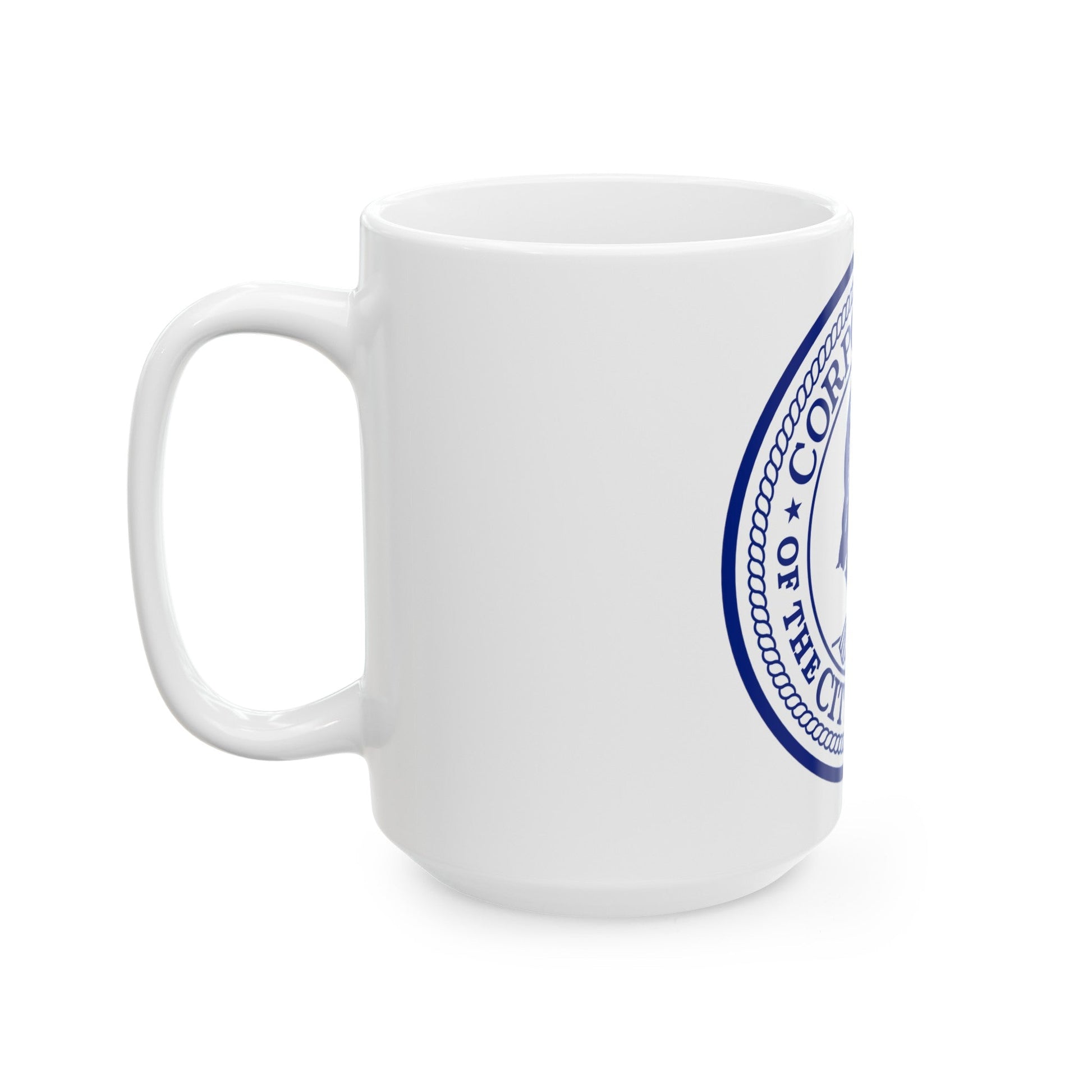 Seal of Yonkers New York - White Coffee Mug-The Sticker Space