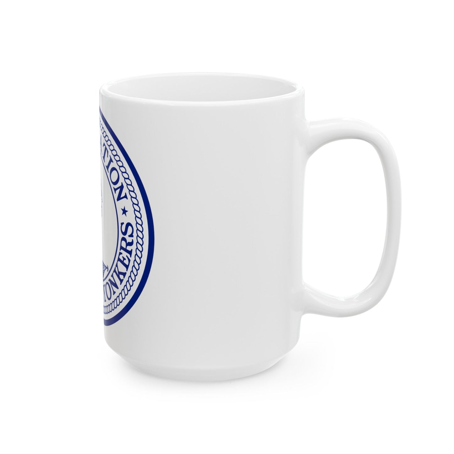 Seal of Yonkers New York - White Coffee Mug-The Sticker Space