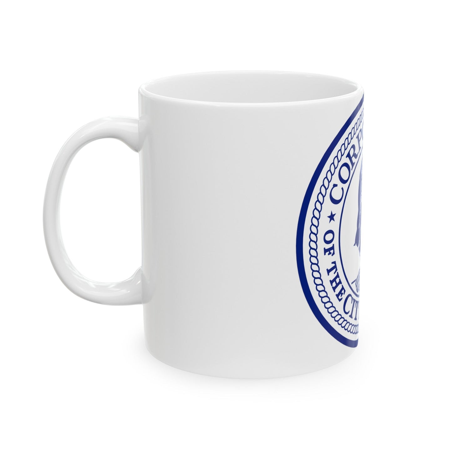 Seal of Yonkers New York - White Coffee Mug-The Sticker Space