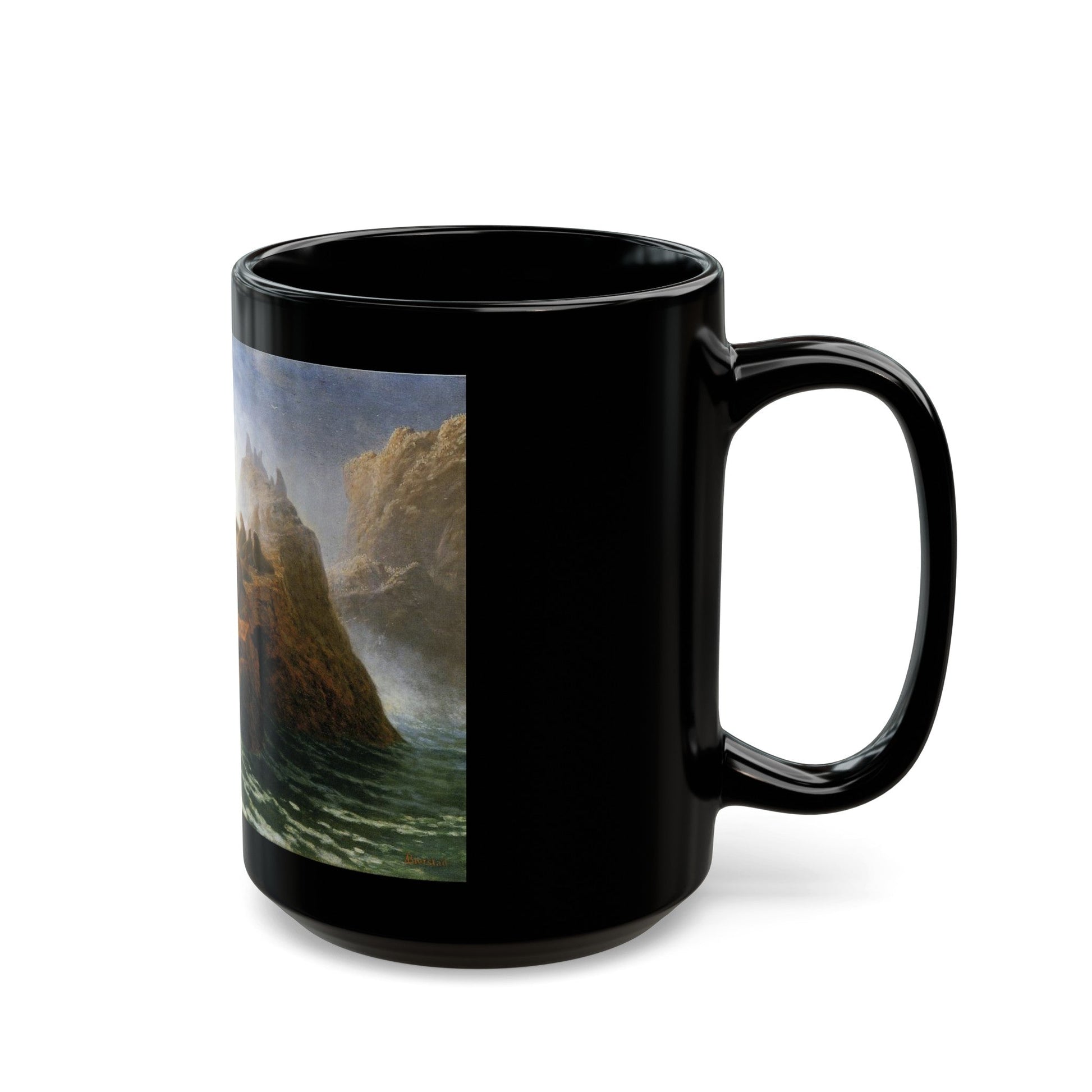 Seal Rock (1872) - Black Coffee Mug-The Sticker Space