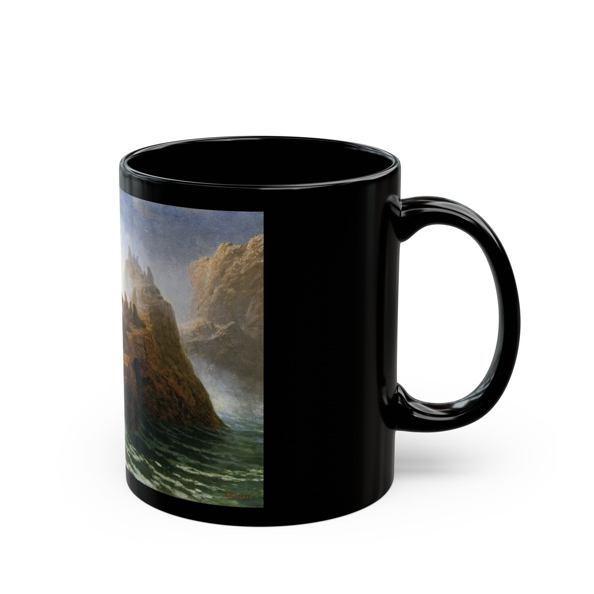 Seal Rock (1872) - Black Coffee Mug-The Sticker Space