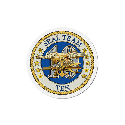 Seal Team 10 (U.S. Navy) Die-Cut Magnet-6 × 6"-The Sticker Space