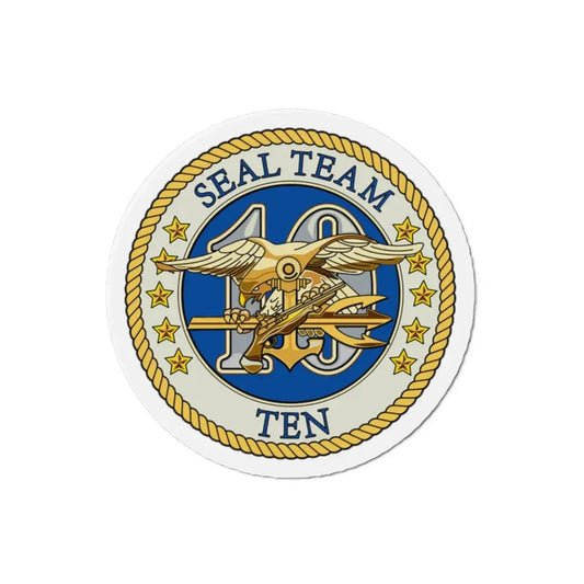 Seal Team 10 (U.S. Navy) Refrigerator Magnet 2 Inch - The Sticker Space