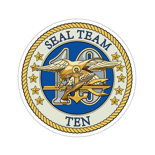Seal Team 10 (U.S. Navy) STICKER Vinyl Die-Cut Decal 6 Inch - The Sticker Space