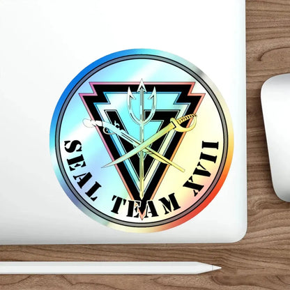 Seal Team 17 XVII (U.S. Navy) Holographic STICKER Die-Cut Vinyl Decal - The Sticker Space