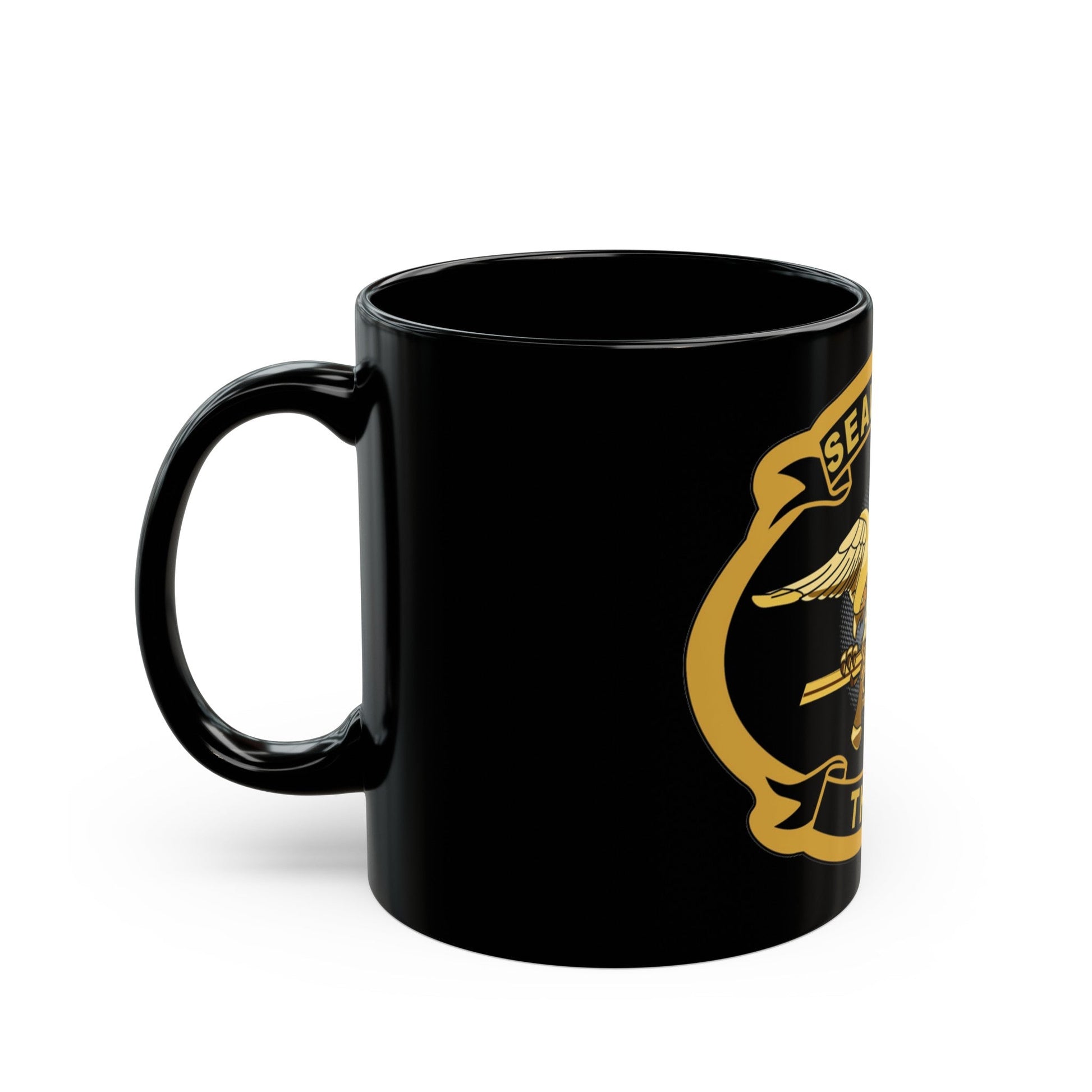 Seal Team 3 (U.S. Navy) Black Coffee Mug-The Sticker Space