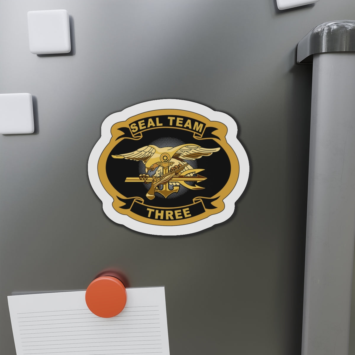 Seal Team 3 (U.S. Navy) Die-Cut Magnet-The Sticker Space