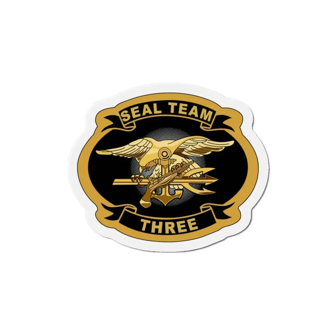 Seal Team 3 (U.S. Navy) Refrigerator Magnet 4 Inch - The Sticker Space