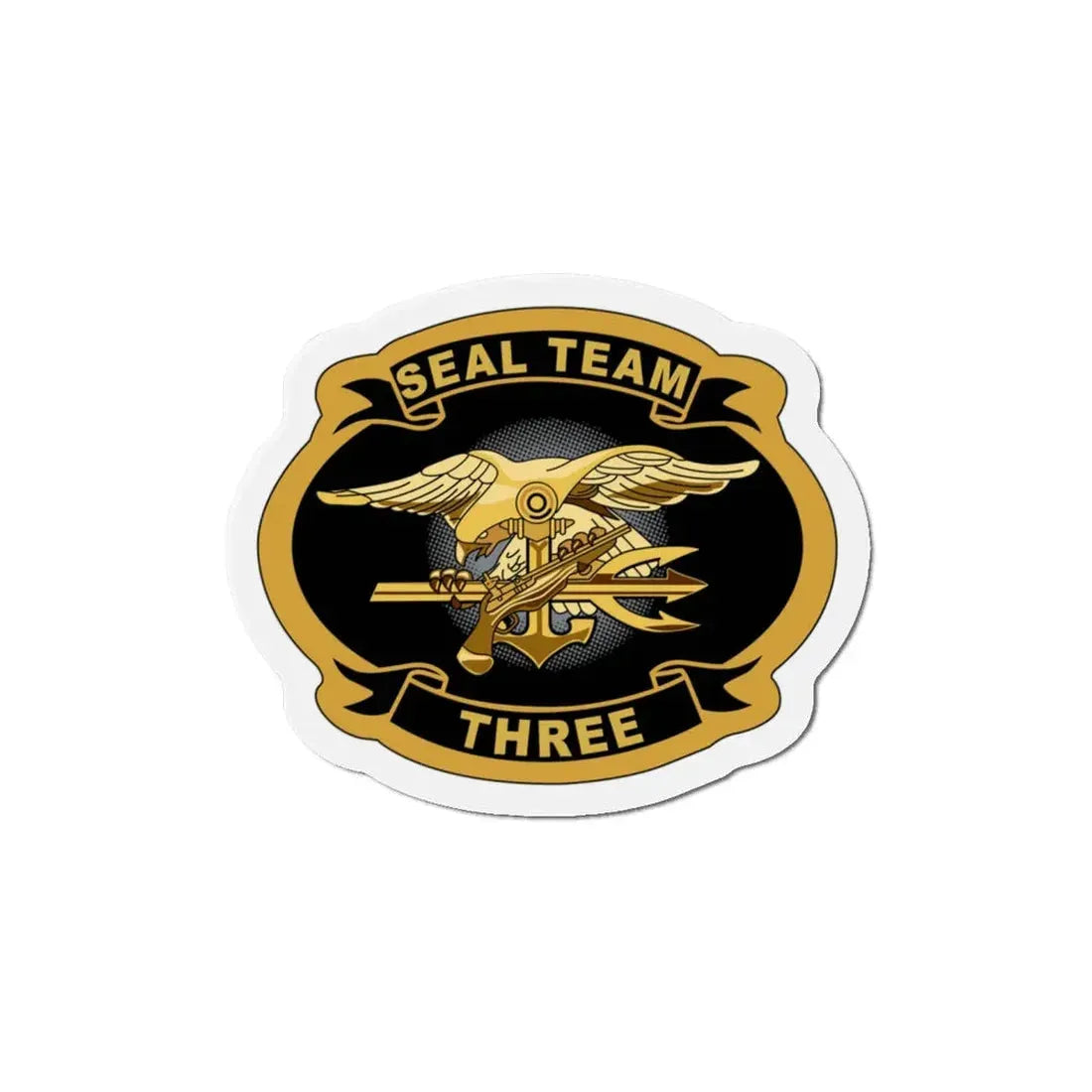 Seal Team 3 (U.S. Navy) Refrigerator Magnet 5 Inch - The Sticker Space