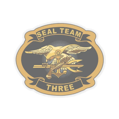 Seal Team 3 (U.S. Navy) STICKER Vinyl Kiss-Cut Decal 2 Inch Transparent - The Sticker Space