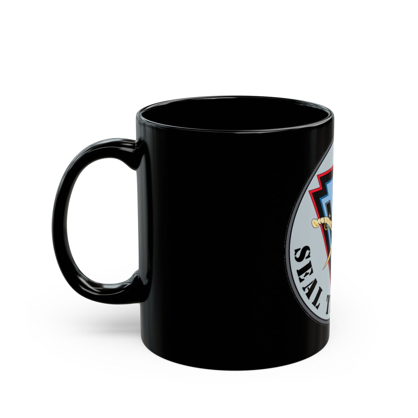 Seal Team XVII (U.S. Navy) Black Coffee Mug-The Sticker Space