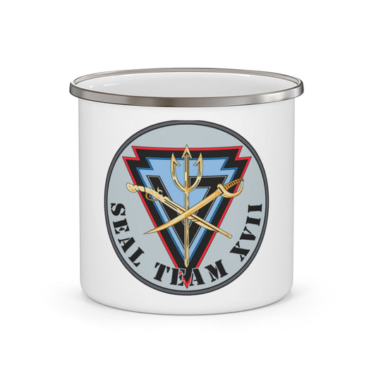 Seal Team XVII (U.S. Navy) Enamel Mug 12oz-12oz-The Sticker Space