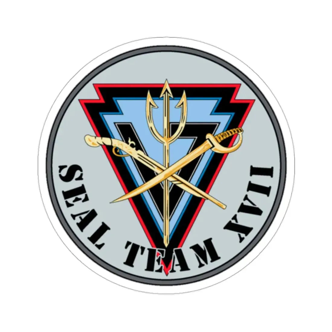 Seal Team XVII (U.S. Navy) STICKER Vinyl Die-Cut Decal 2 Inch - The Sticker Space