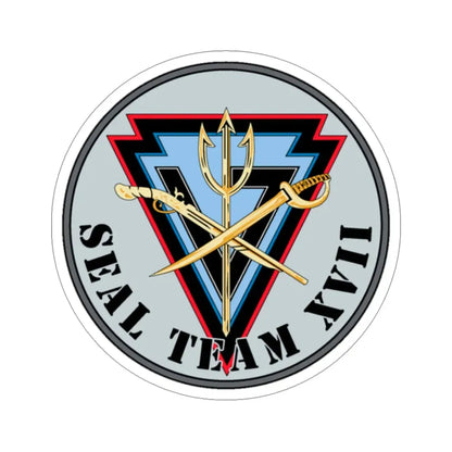 Seal Team XVII (U.S. Navy) STICKER Vinyl Die-Cut Decal 5 Inch - The Sticker Space