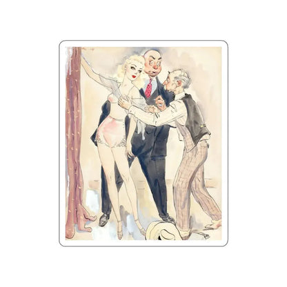 Seamster Coping a Feel (Magazine Illustration) STICKER Vinyl Die-Cut Decal White Die-Cut 6 Inch - The Sticker Space