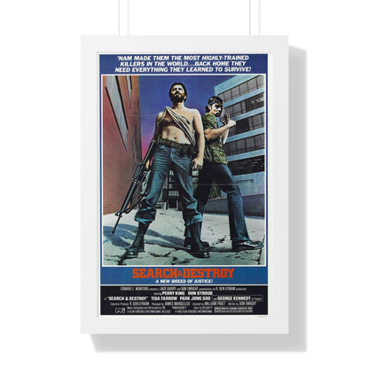 SEARCH AND DESTROY 1979 - Framed Movie Poster-16″ x 24″-The Sticker Space