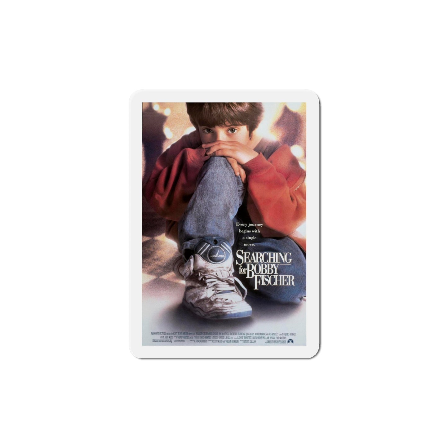 Searching for Bobby Fischer 1993 Movie Poster Die-Cut Magnet-6 Inch-The Sticker Space