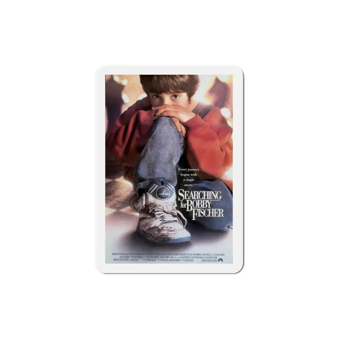 Searching for Bobby Fischer 1993 Movie Poster Refrigerator Magnet 4 Inch - The Sticker Space