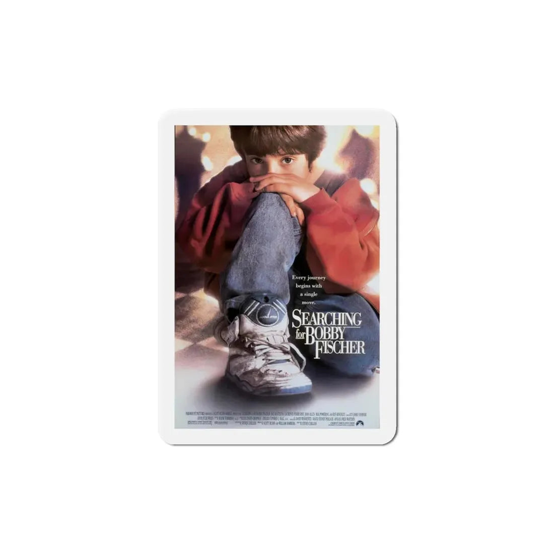 Searching for Bobby Fischer 1993 Movie Poster Refrigerator Magnet 5 Inch - The Sticker Space