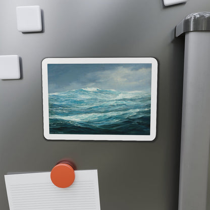 Seascape (1) (Magazine Illustration) Refrigerator Magnet-The Sticker Space