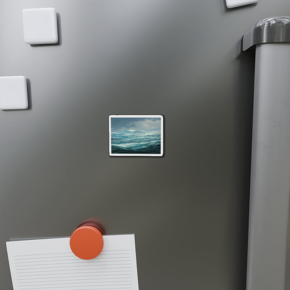 Seascape (1) (Magazine Illustration) Refrigerator Magnet-The Sticker Space