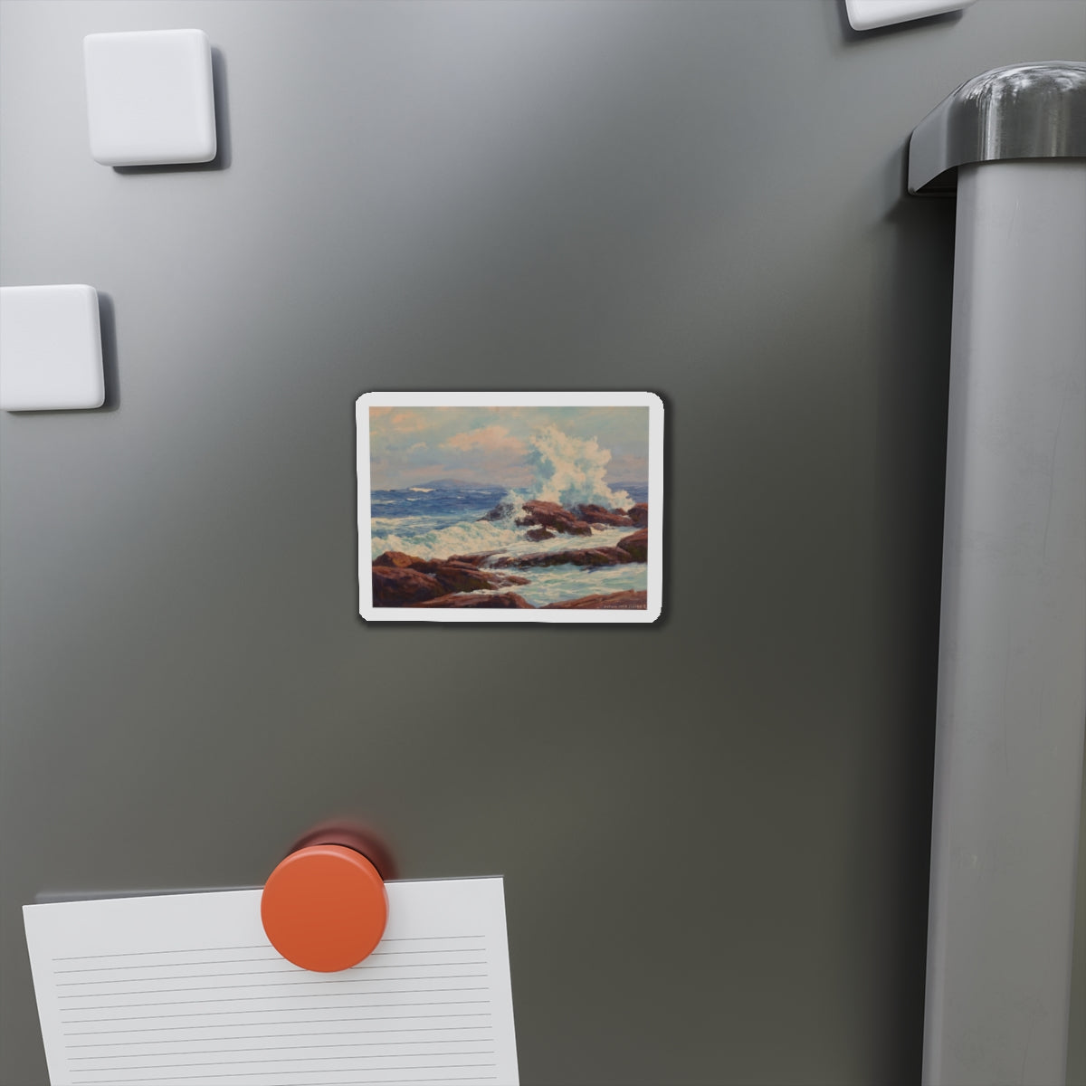 Seascape (2) (Magazine Illustration) Refrigerator Magnet-The Sticker Space