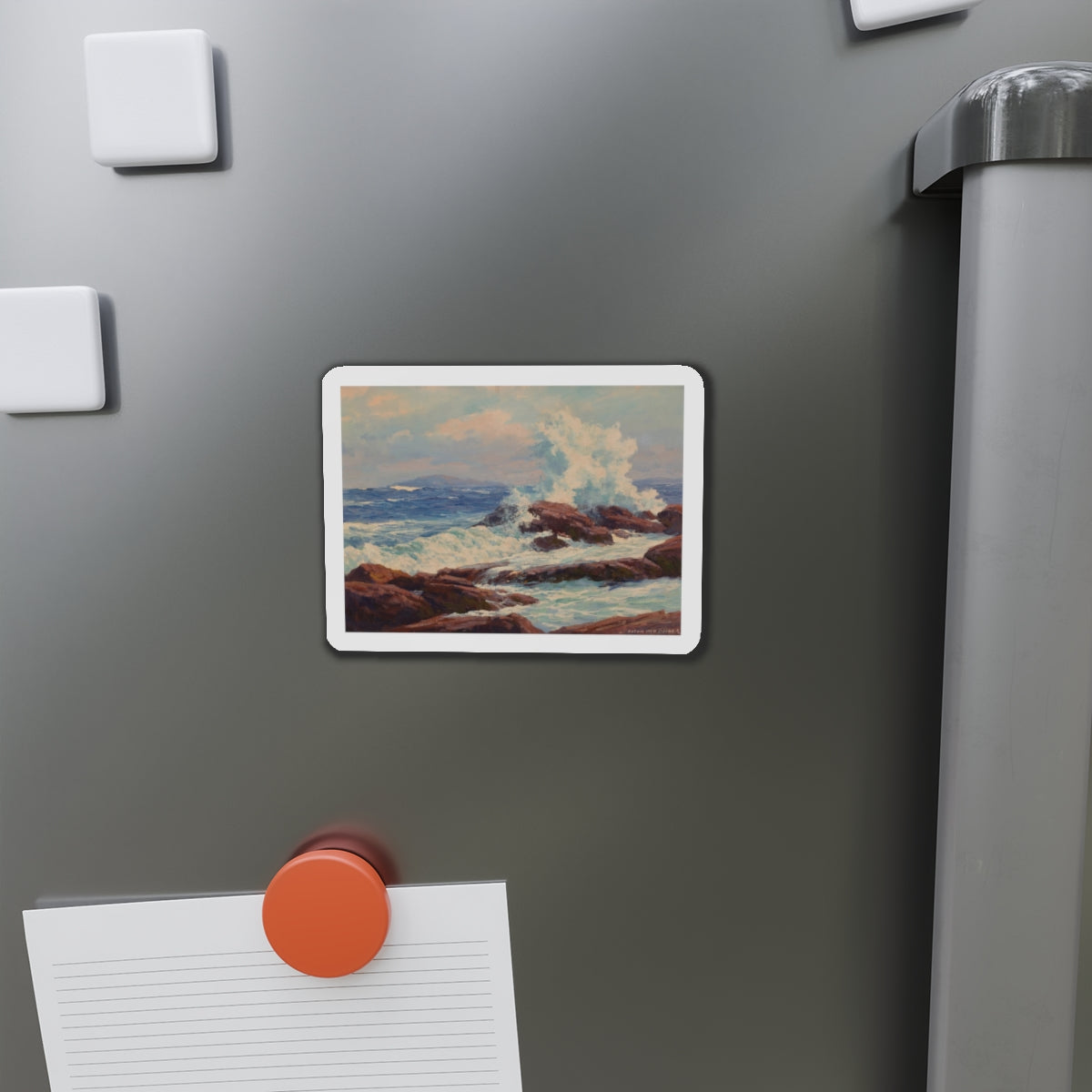 Seascape (2) (Magazine Illustration) Refrigerator Magnet-The Sticker Space