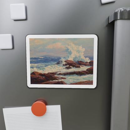 Seascape (2) (Magazine Illustration) Refrigerator Magnet-The Sticker Space