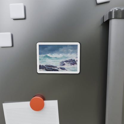 Seascape (3) (Magazine Illustration) Refrigerator Magnet-The Sticker Space