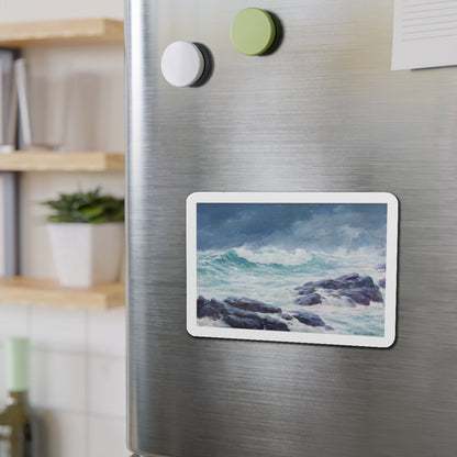 Seascape (3) (Magazine Illustration) Refrigerator Magnet-The Sticker Space